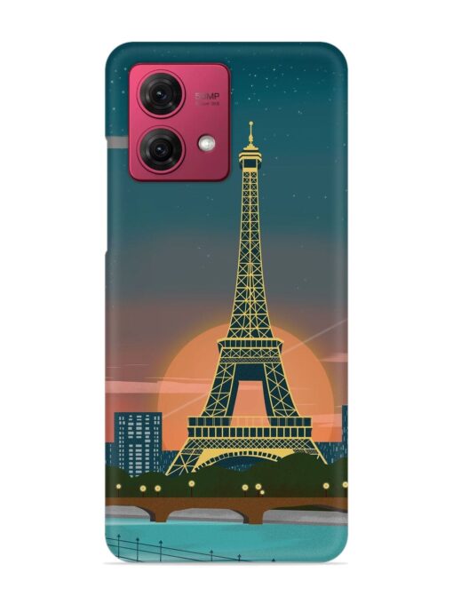 Scenery Architecture France Paris Snap Case for Motorola Moto G84 (5G) Zapvi