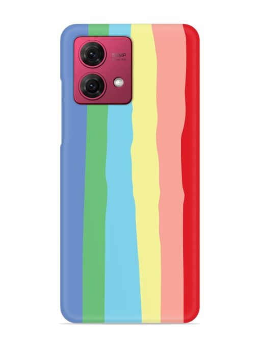 Rainbow Premium Shade Snap Case for Motorola Moto G84 (5G) Zapvi