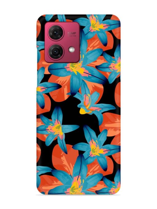 Philippine Flowers Seamless Snap Case for Motorola Moto G84 (5G) Zapvi