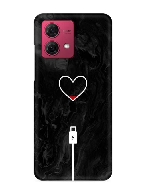 Heart Charging Vector Snap Case for Motorola Moto G84 (5G) Zapvi