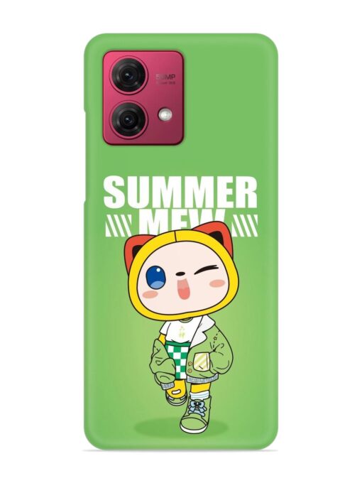 Summer Mew Snap Case for Motorola Moto G84 (5G) Zapvi