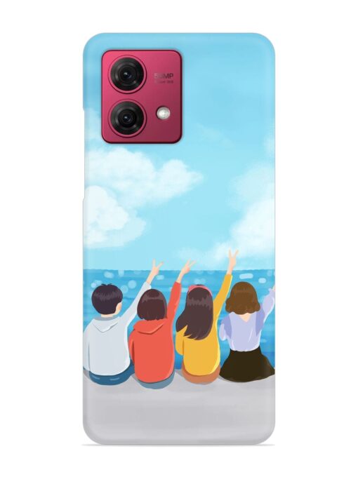 Happy Kids Snap Case for Motorola Moto G84 (5G) Zapvi