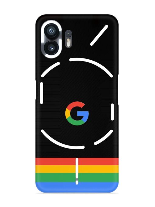 Google Logo Art Snap Case for Nothing Phone 2 Zapvi