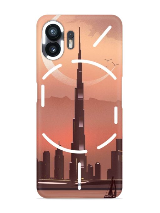 Landmark Burj Khalifa Snap Case for Nothing Phone 2 Zapvi