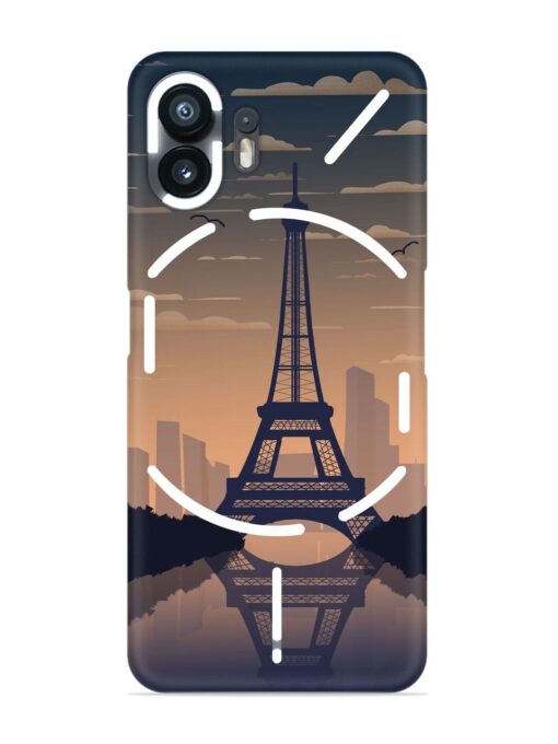 France Paris Eiffel Tower Gradient Snap Case for Nothing Phone 2 Zapvi