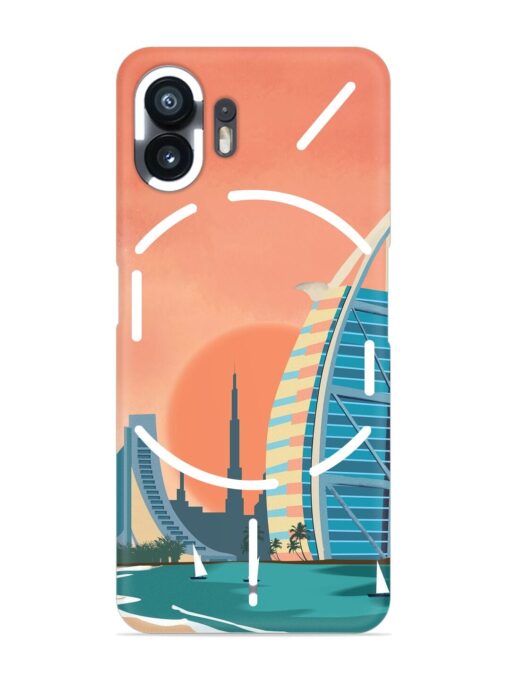 Dubai Architectural Scenery Snap Case for Nothing Phone 2 Zapvi