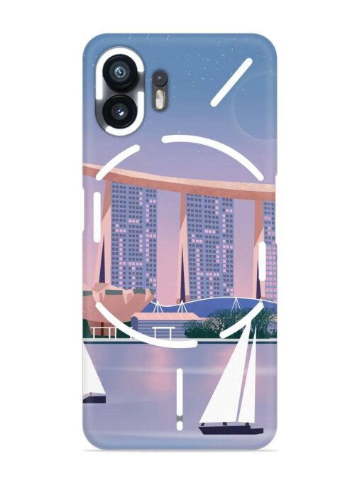 Singapore Scenery Architecture Snap Case for Nothing Phone 2 Zapvi