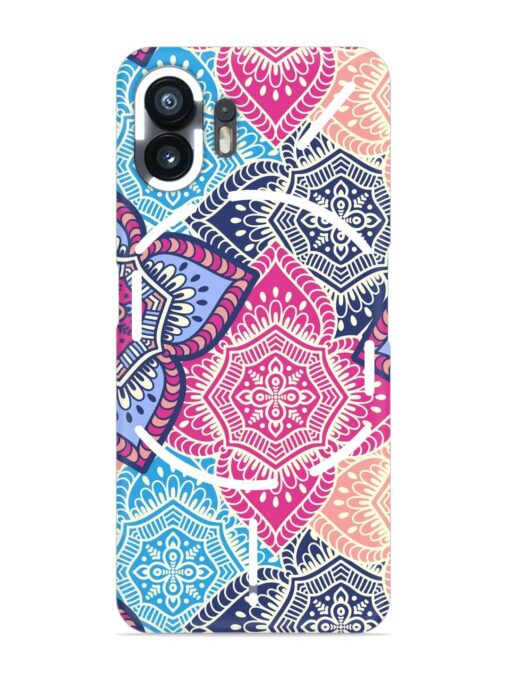 Ethnic Floral Seamless Snap Case for Nothing Phone 2 Zapvi