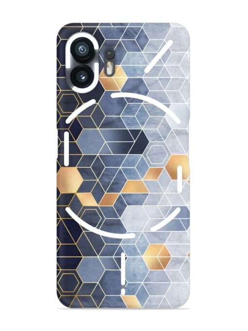 Geometric Abstraction Hexagons Snap Case for Nothing Phone 2 Zapvi