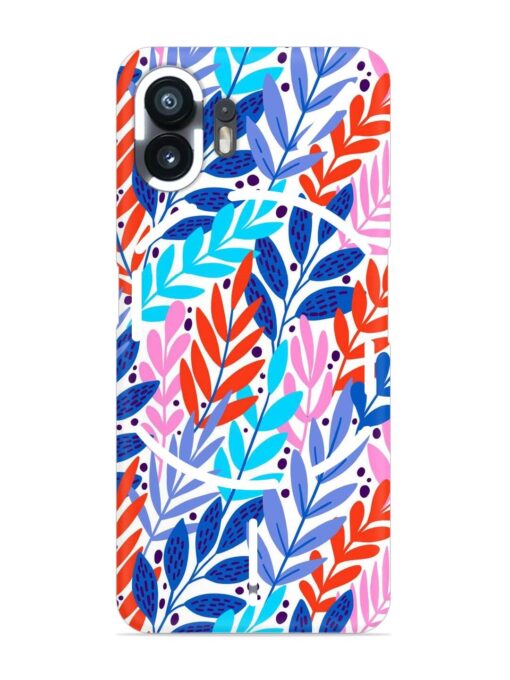 Bright Floral Tropical Snap Case for Nothing Phone 2 Zapvi