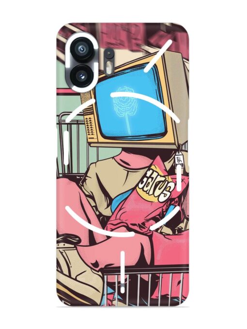 Toaster Oven Head Snap Case for Nothing Phone 2 Zapvi