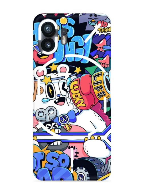Universal Doodle Snap Case for Nothing Phone 2 Zapvi