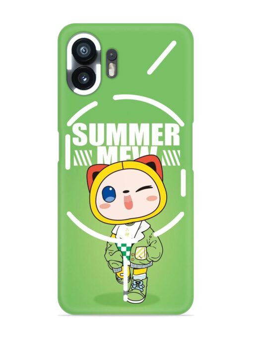 Summer Mew Snap Case for Nothing Phone 2 Zapvi
