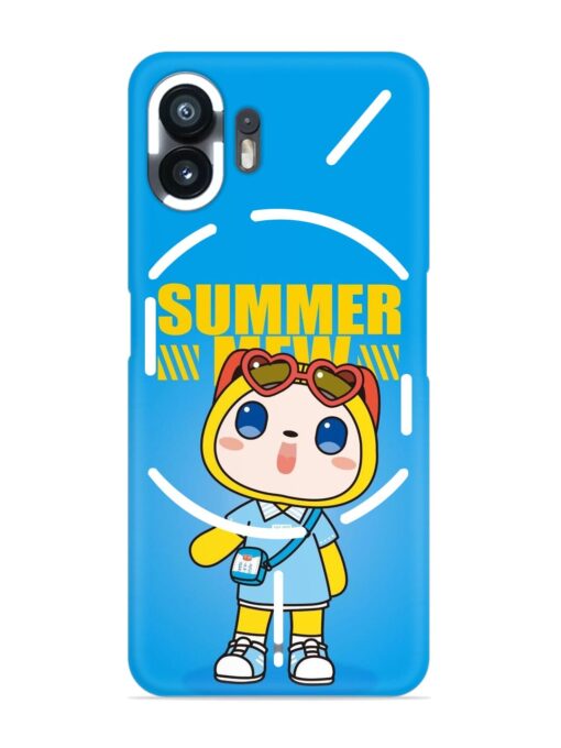 Summer Mew Cartoon Snap Case for Nothing Phone 2 Zapvi