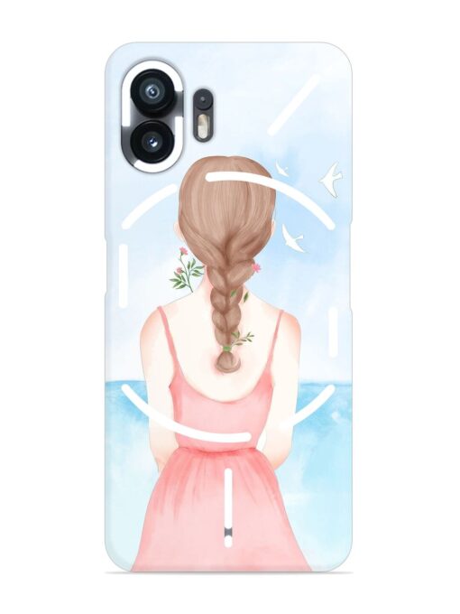 Watercolor Girl Vector Snap Case for Nothing Phone 2 Zapvi