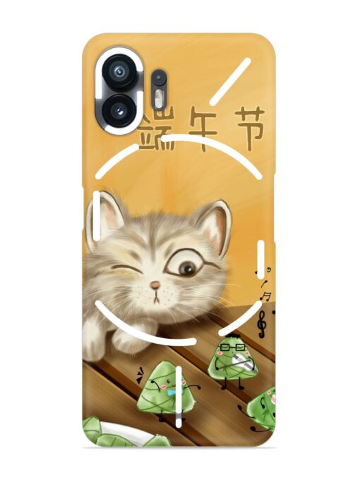 Cat Scorpion Dancing Snap Case for Nothing Phone 2 Zapvi