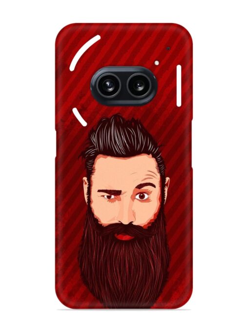 Beardo Man Snap Case for Nothing Phone 2A Zapvi