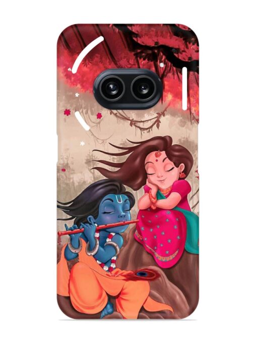 Radhe Krishna Water Art Snap Case for Nothing Phone 2A Zapvi