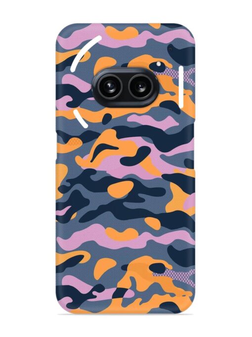 Camouflage Army Military English Orange Art Snap Case for Nothing Phone 2A Zapvi