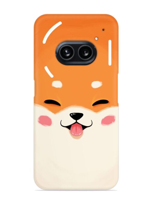 Cute Dog Face Vector Snap Case for Nothing Phone 2A Zapvi