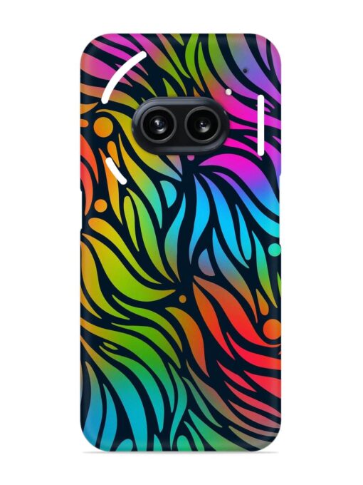Abstract Leaf Design Snap Case for Nothing Phone 2A Zapvi