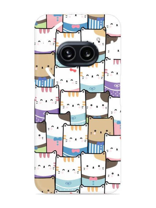 Cute Adorable Cat Snap Case for Nothing Phone 2A Zapvi