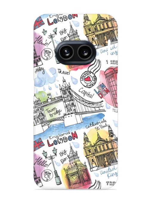 Vector London Landmark Snap Case for Nothing Phone 2A Zapvi