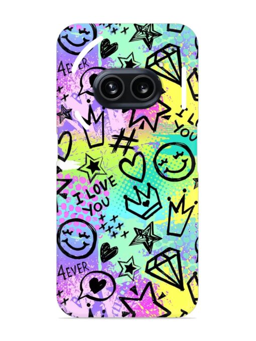 Bright Seamless Pattern Snap Case for Nothing Phone 2A Zapvi