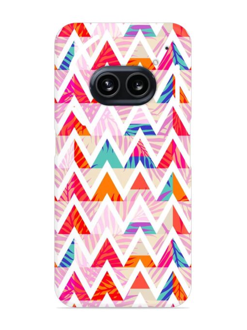 Abstract Triangle Background Snap Case for Nothing Phone 2A Zapvi