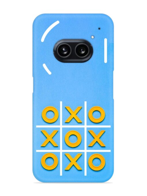 Yellow Plastic Crosses Snap Case for Nothing Phone 2A Zapvi