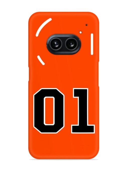 01 Number Snap Case for Nothing Phone 2A Zapvi