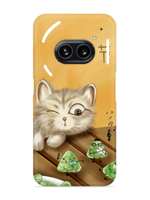 Cat Scorpion Dancing Snap Case for Nothing Phone 2A Zapvi