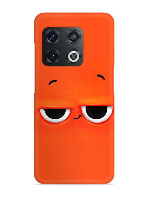 Smiley Face Snap Case for Oneplus 10 Pro (5G) Zapvi