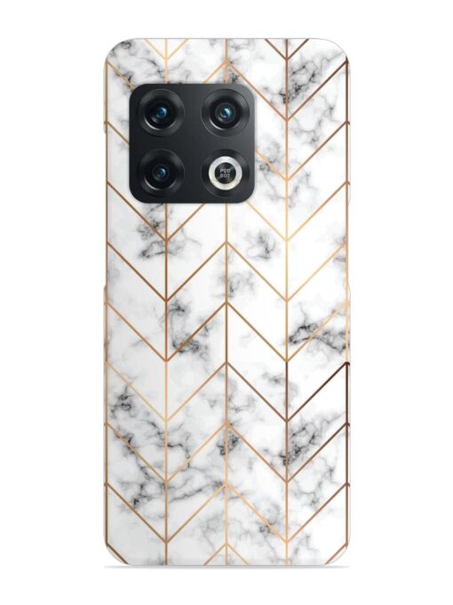 Vector Marble Texture Snap Case for Oneplus 10 Pro (5G) Zapvi