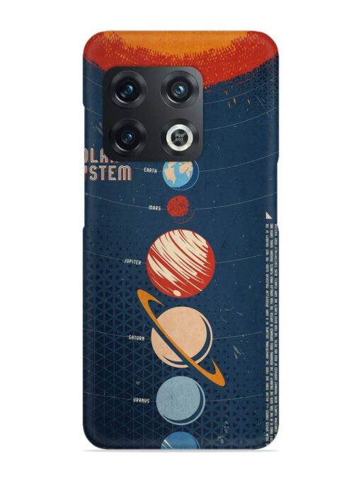 Solar System Vector Snap Case for Oneplus 10 Pro (5G) Zapvi