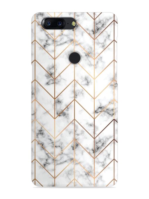 Vector Marble Texture Snap Case for Oneplus 5T Zapvi