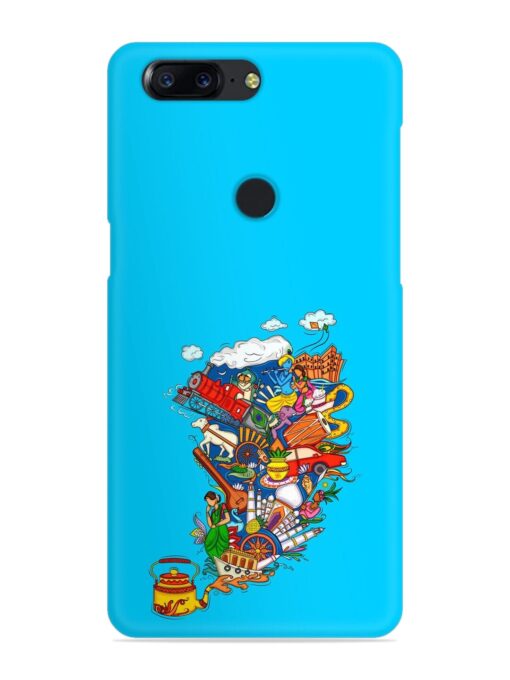 Vector Design Indian Snap Case for Oneplus 5T Zapvi