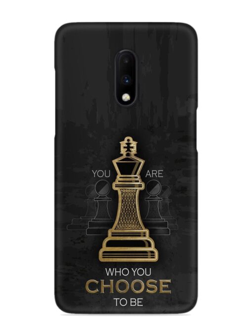 You Are Who Choose To Be Snap Case for Oneplus 7 Zapvi