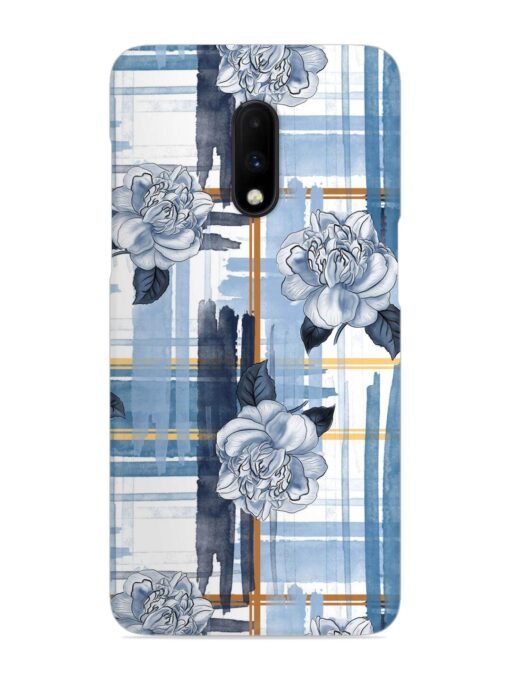 Watercolor Pattern Rose Snap Case for Oneplus 7 Zapvi