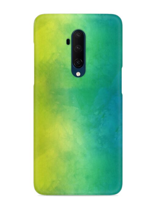 Yellow Green Gradient Snap Case for Oneplus 7T Pro Zapvi