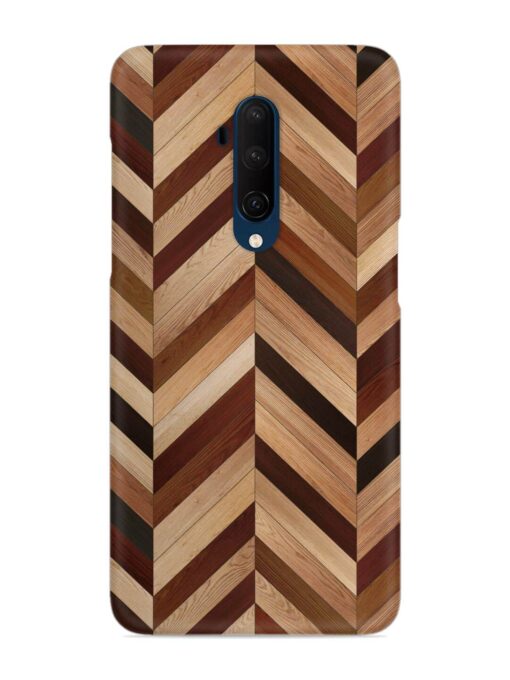 Seamless Wood Parquet Snap Case for Oneplus 7T Pro Zapvi