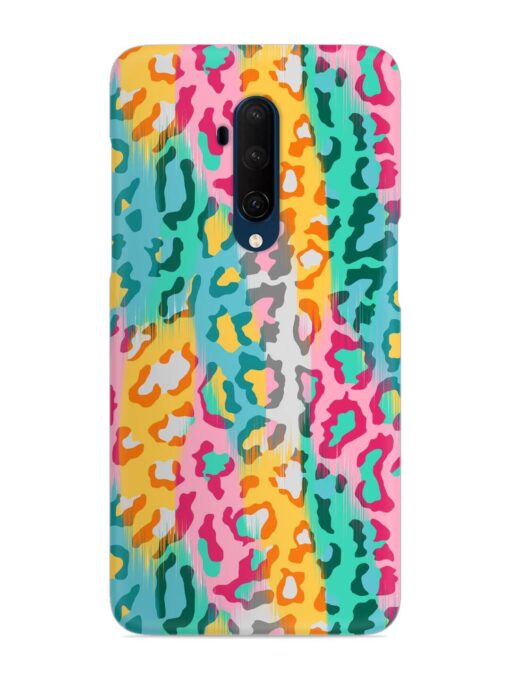 Seamless Vector Colorful Snap Case for Oneplus 7T Pro Zapvi