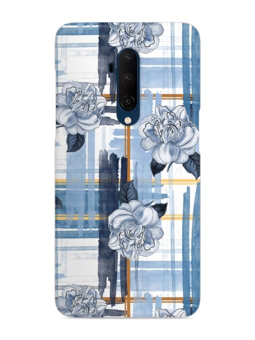 Watercolor Pattern Rose Snap Case for Oneplus 7T Pro Zapvi