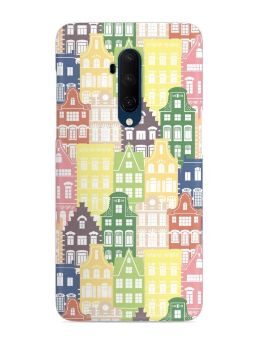 Seamless Shapes Pattern Snap Case for Oneplus 7T Pro Zapvi