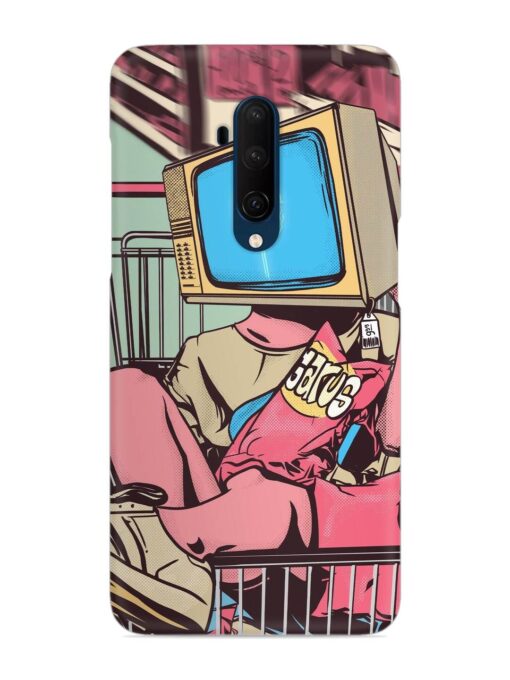 Toaster Oven Head Snap Case for Oneplus 7T Pro Zapvi