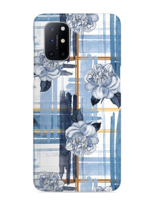 Watercolor Pattern Rose Snap Case for Oneplus 8T (5G) Zapvi