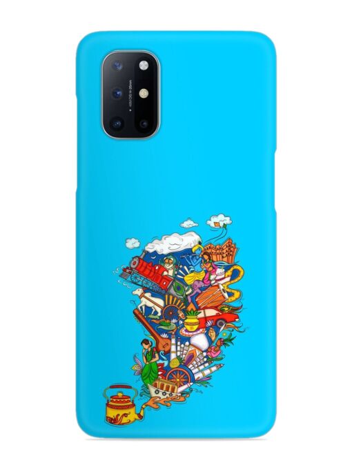 Vector Design Indian Snap Case for Oneplus 8T (5G) Zapvi