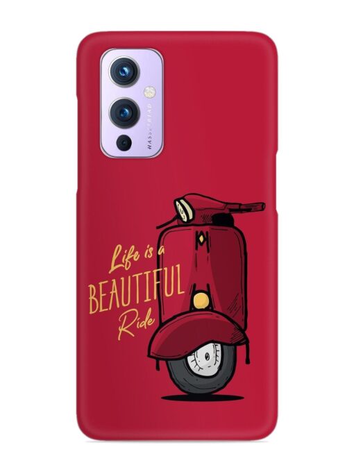 Life Is Beautiful Rides Snap Case for Oneplus 9 (5G) Zapvi