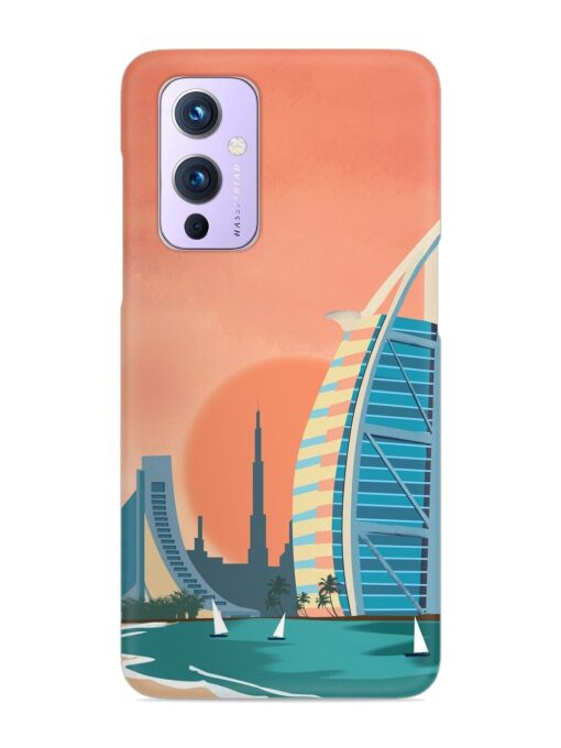 Dubai Architectural Scenery Snap Case for Oneplus 9 (5G) Zapvi