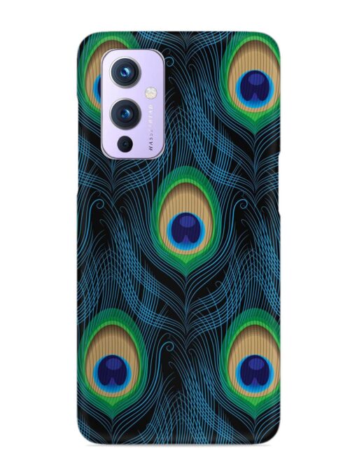 Seamless Pattern Peacock Snap Case for Oneplus 9 (5G) Zapvi